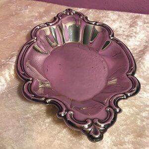 Wakefield Silver Plated Candy Nut Vintage MCM Scalloped Edge Dish 548 Formal GUC